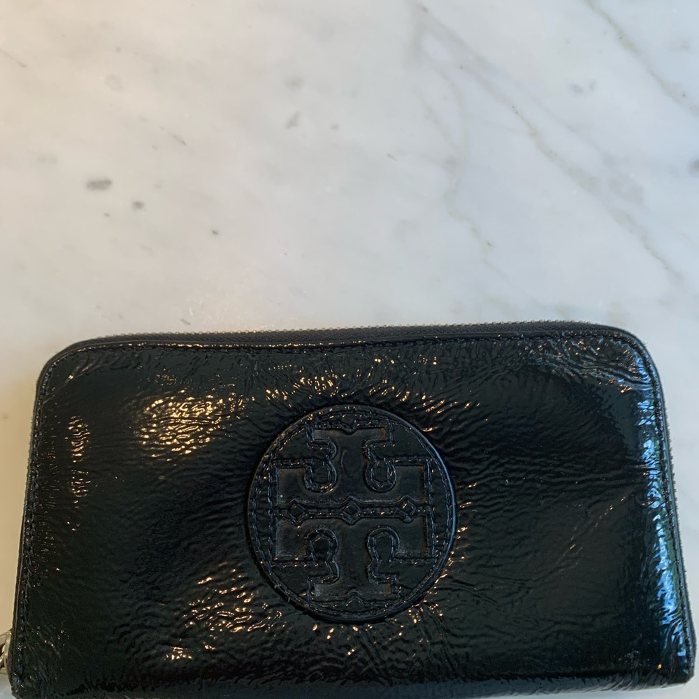 Tory Burch Black Patent wallet